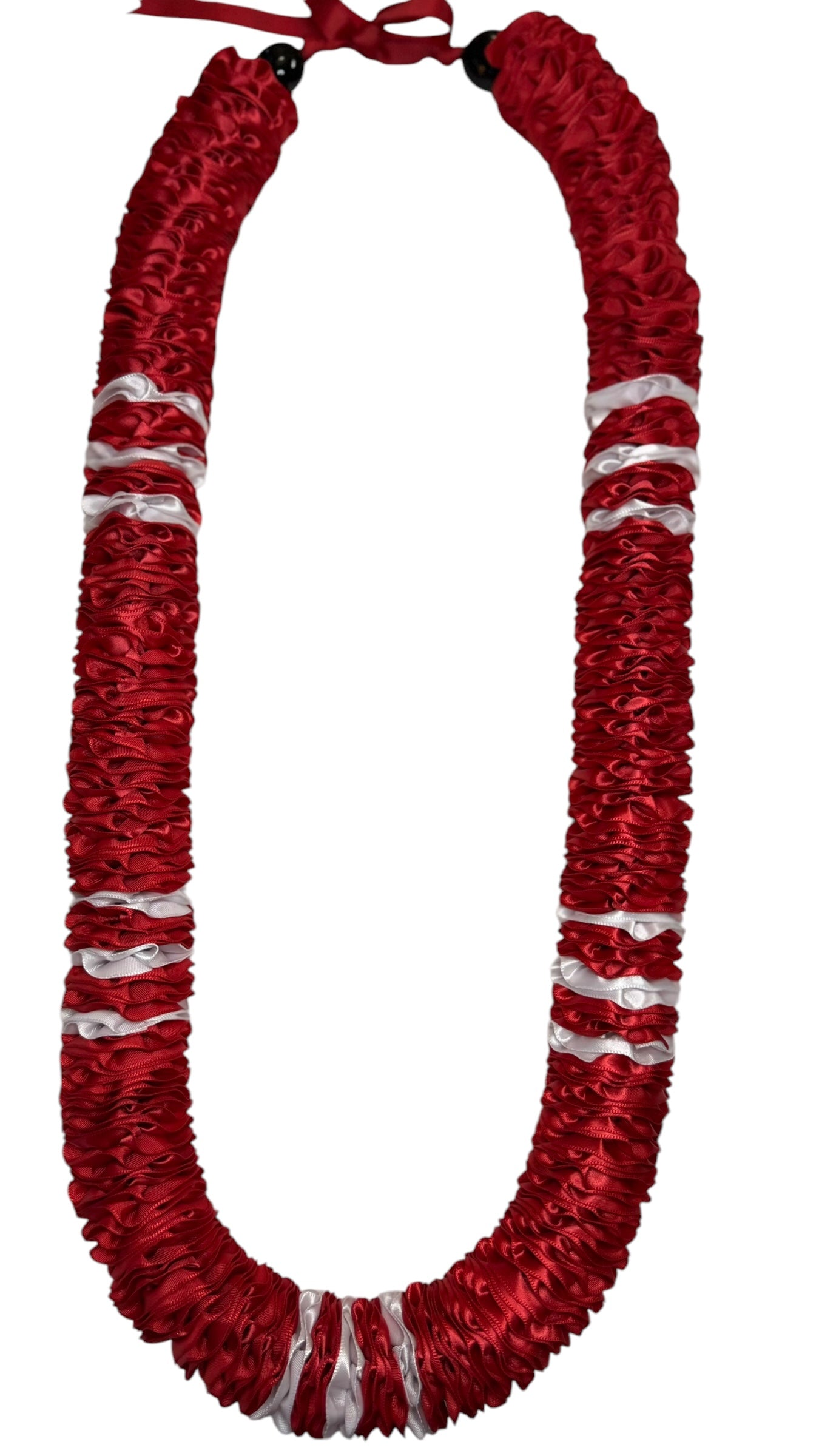 Carnation Ribbon Lei - Stripes