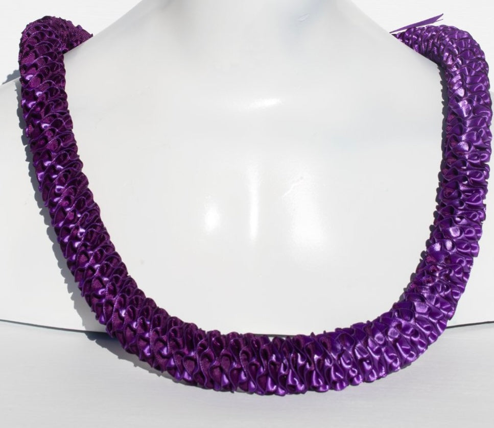 ilima Plumeria Ribbon Lei