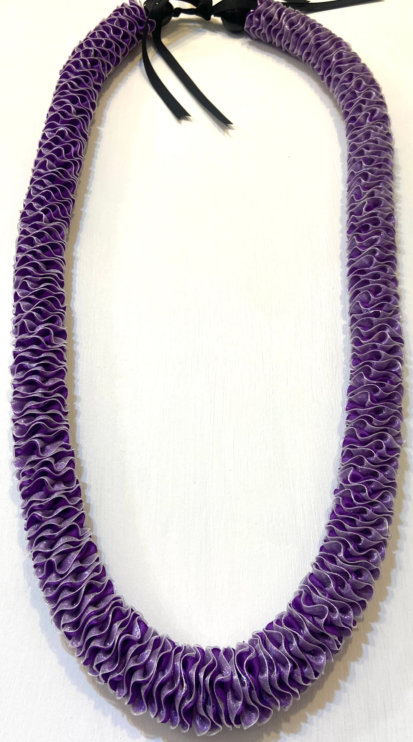 ilima Plumeria Ribbon Lei