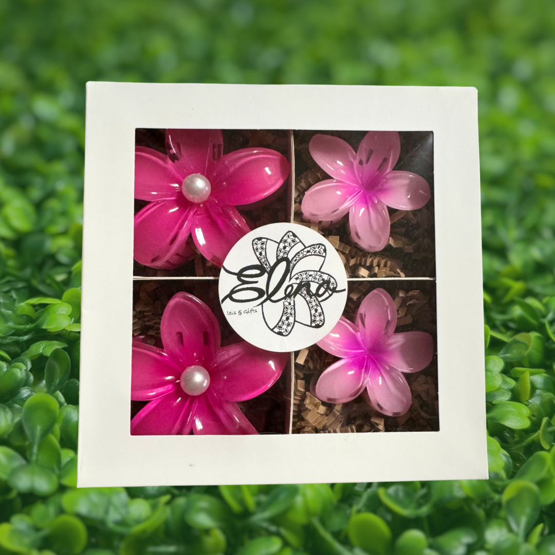 Hair Claw Gift Set - Pink