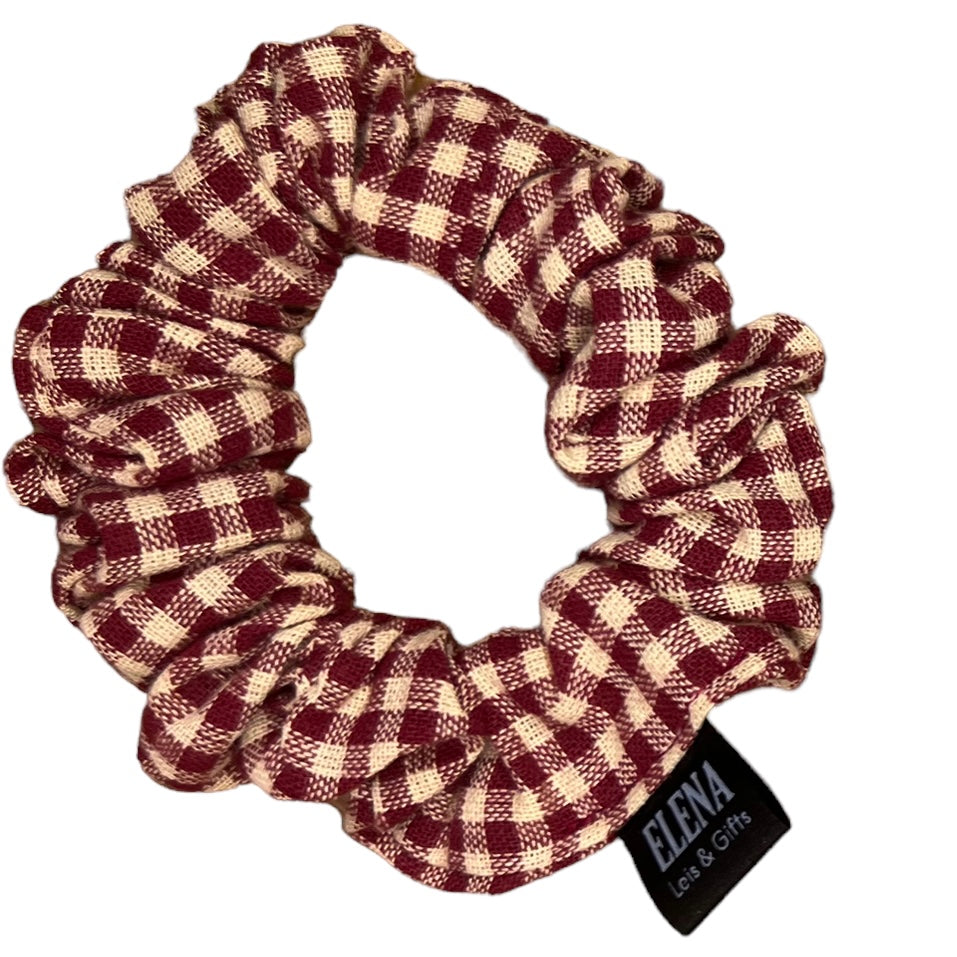 Stephanie Scrunchie - Maroon (mini)