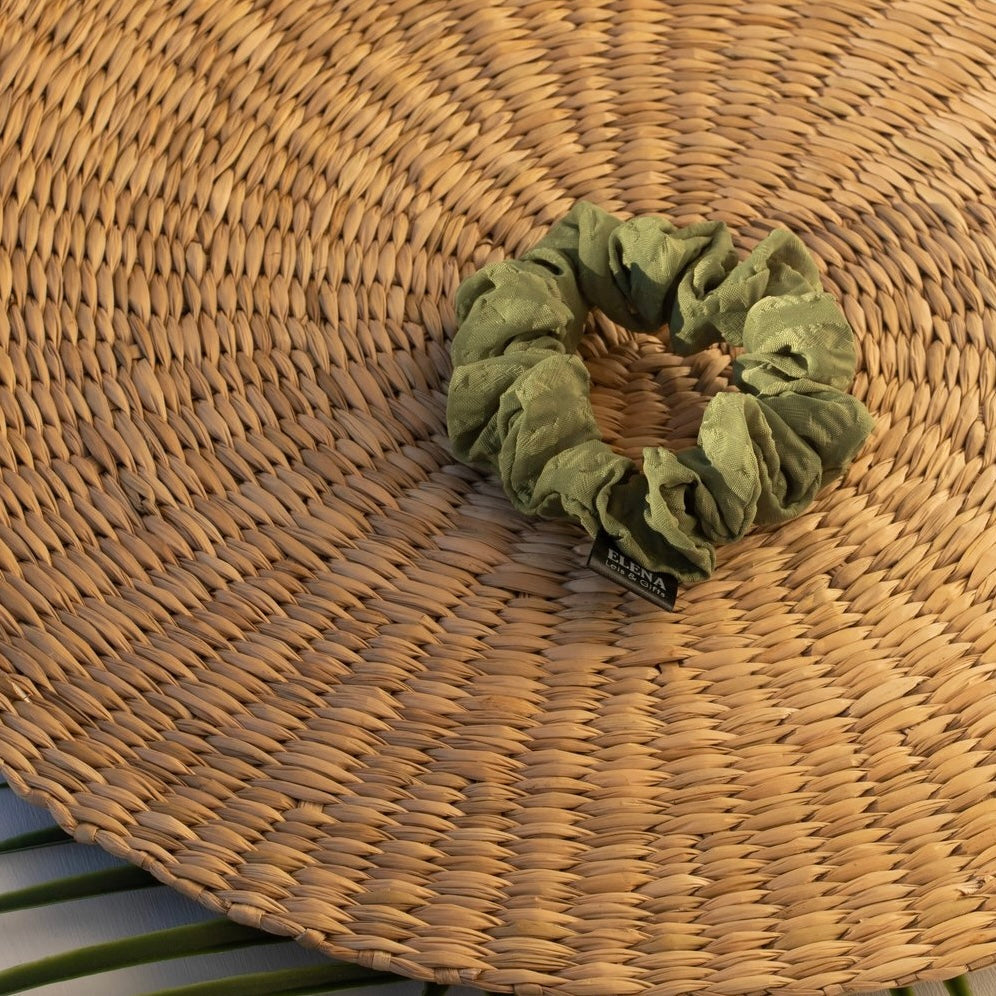 Angela Scrunchie - Green (mini)