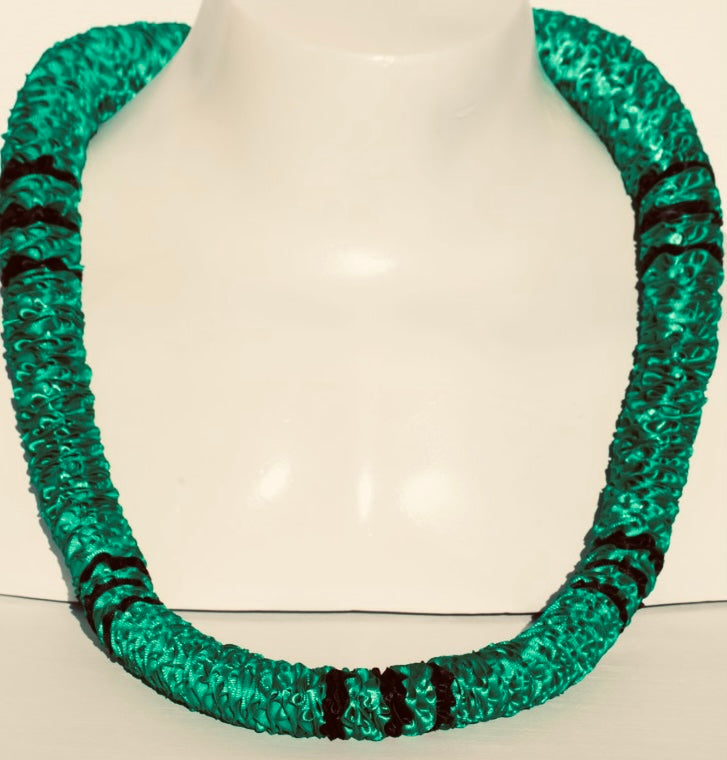 Ilima Stripe Ribbon Lei