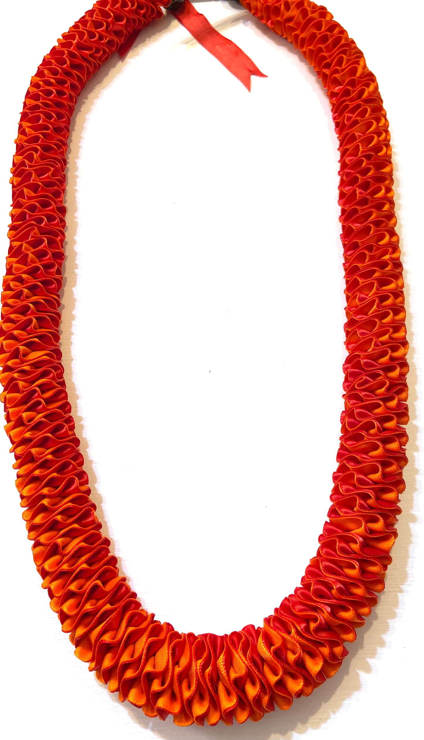 ilima Plumeria Ribbon Lei