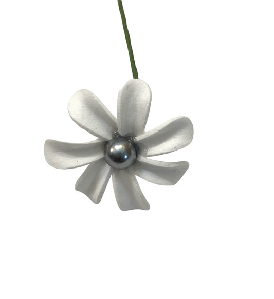 Mini Tiare Pearl Flower - White