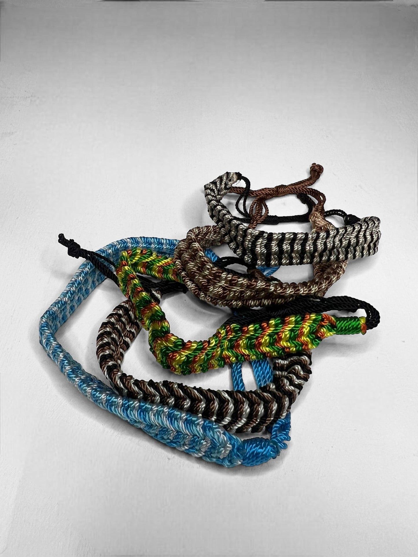 Weave Bracelets - Black/Grey