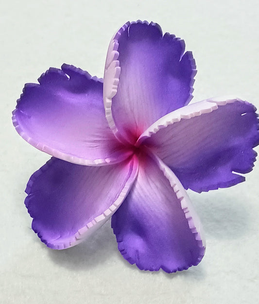 LELEI Plumeria Flower - Purple/White