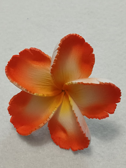 LELEI Plumeria Flower - Orange/White